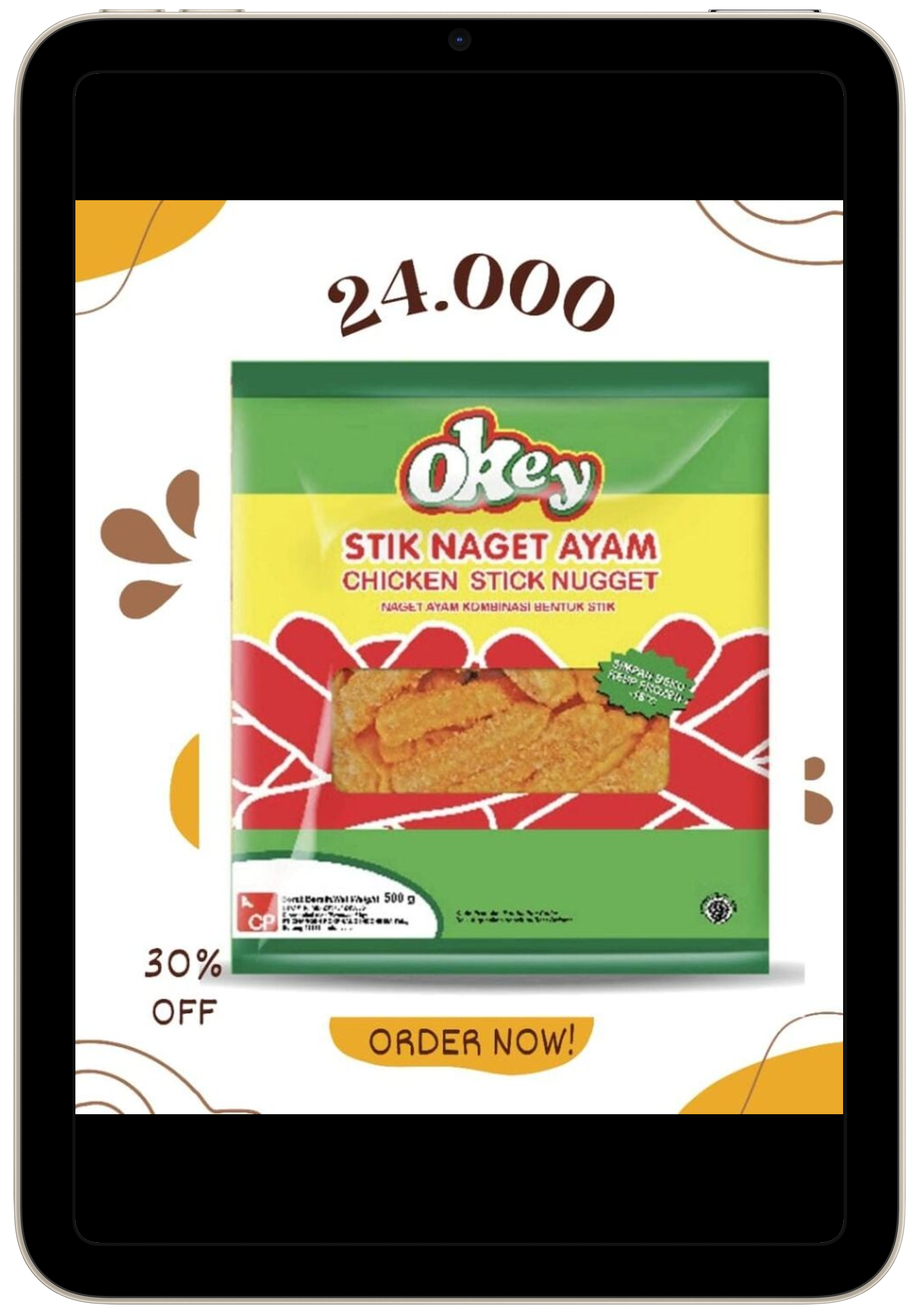 Okey Chicken Stick Nugget